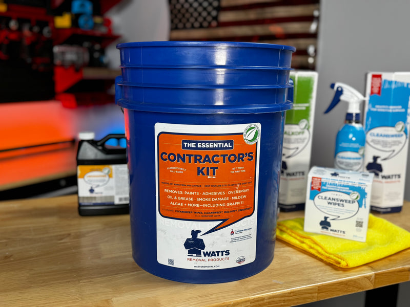 Load image into Gallery viewer, CONTRACTOR ESSENTIAL CLEANING KIT | WATTS REMOVAL PRODUCTS
