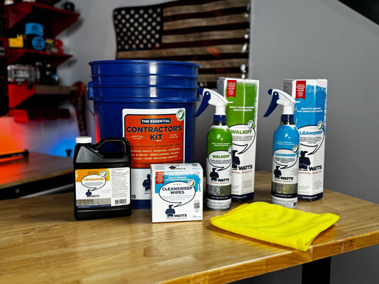 CONTRACTOR ESSENTIAL CLEANING KIT | WATTS REMOVAL PRODUCTS